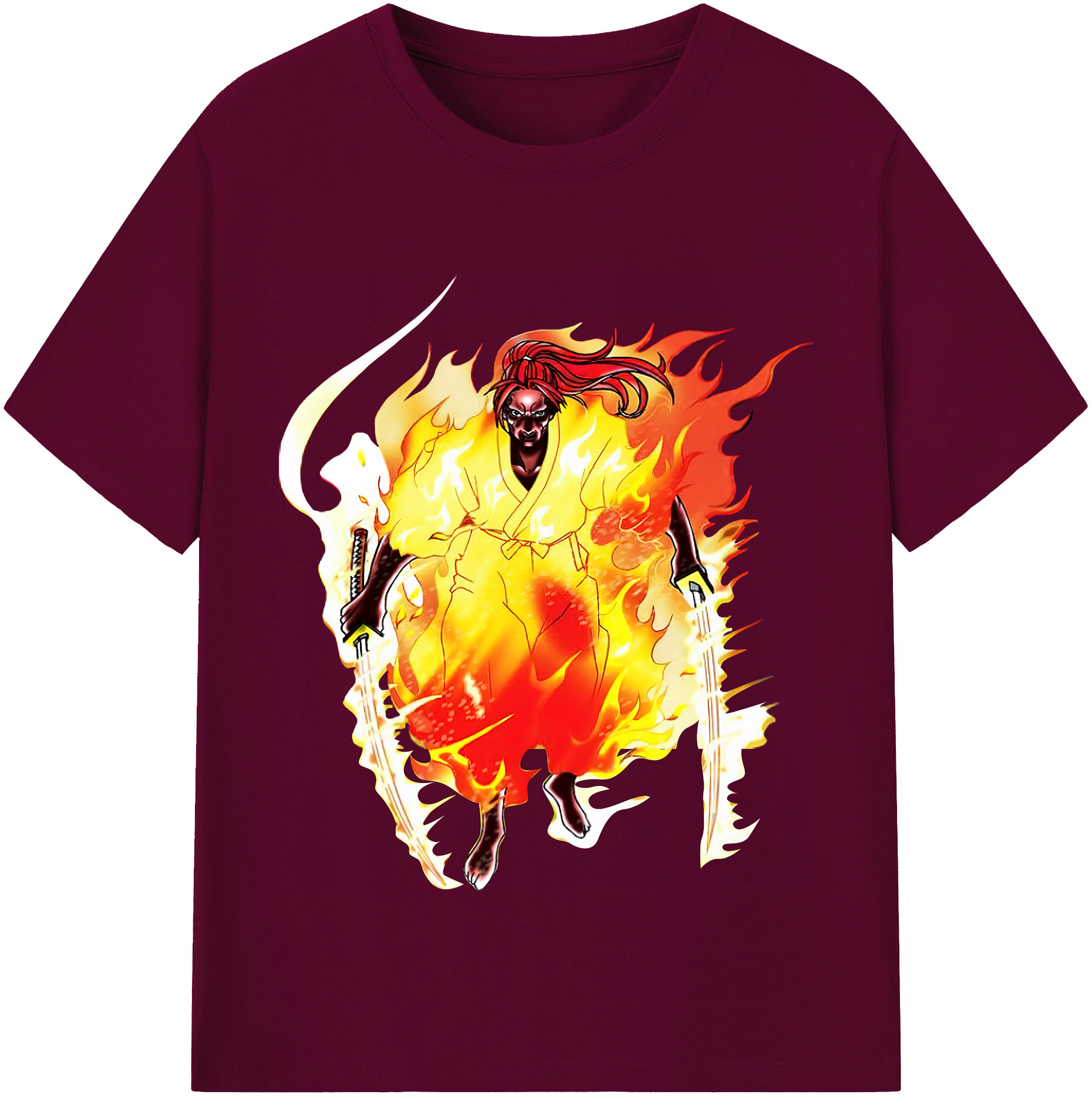 （画像用） 遊☆戯☆王 Yu-Gi-Oh! レディースカジュアルプリントTシャツ（綿100％）